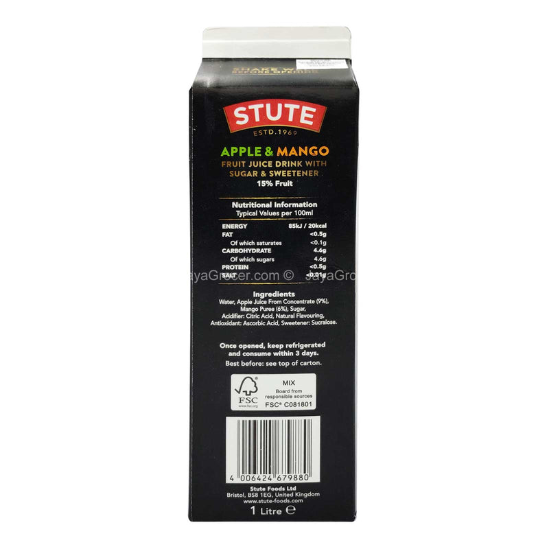 Stute Apple & Mango Mixed Fruit Drink 1L