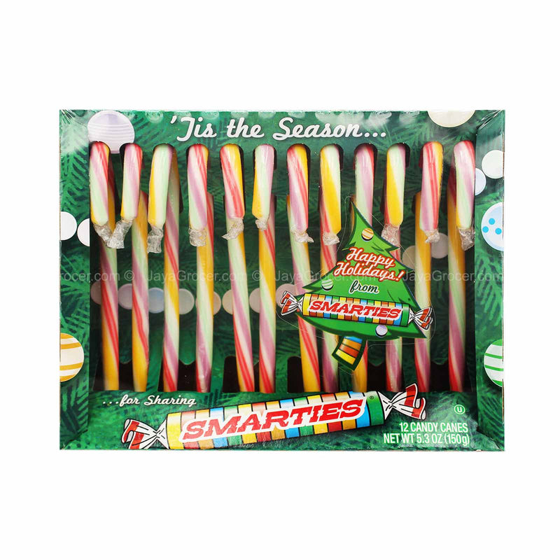 Spangler Smarties Candy Canes 150g