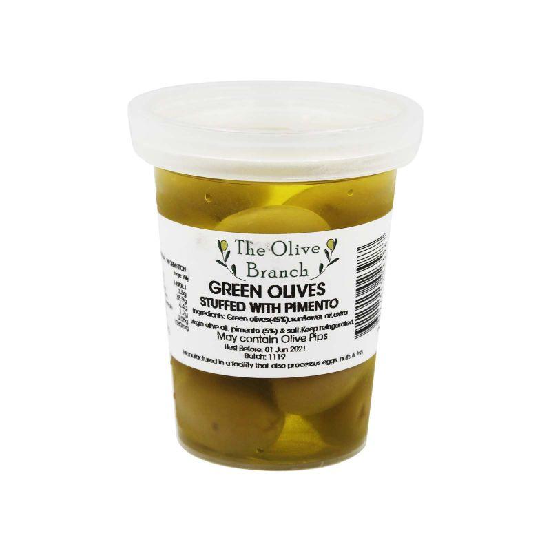 The Olive Branch Green Olives Stuffed with Pimento 150g