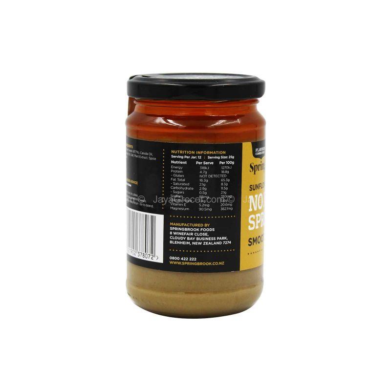 Springbrook Sunflower Seed No Nut Smooth Spread 300g
