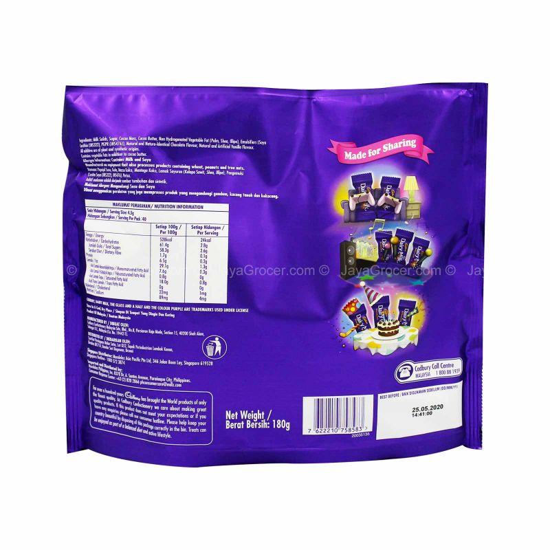 Cadbury Dairy Milk Mini Bites Chocolates 180g