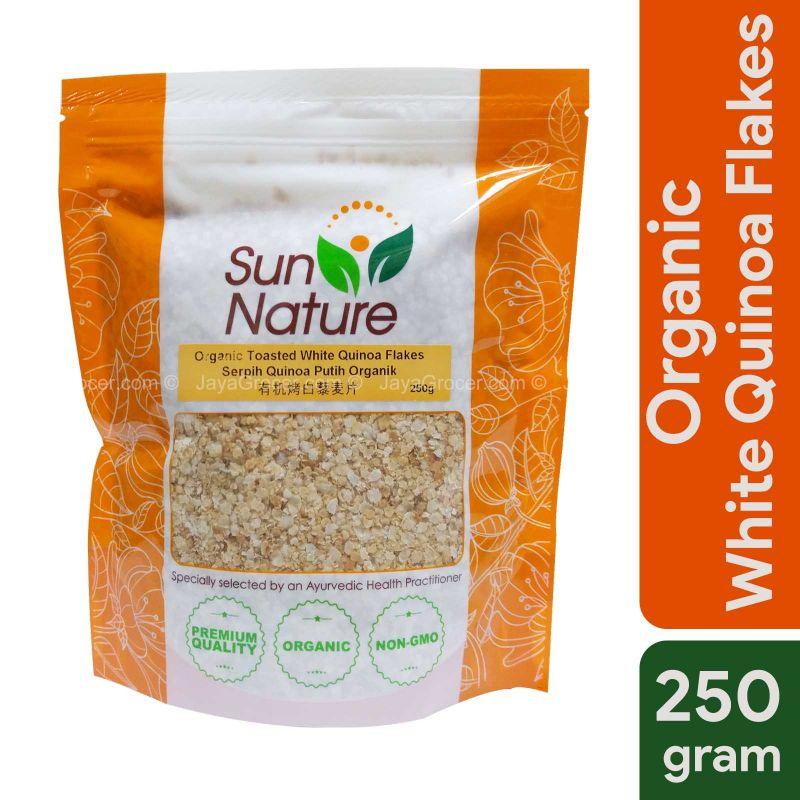 Sun Nature Organic Toasted White Quinoa Flakes 250g
