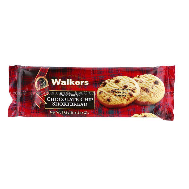 Walkers Pure Butter Chocolate Chip Shortbread 175g