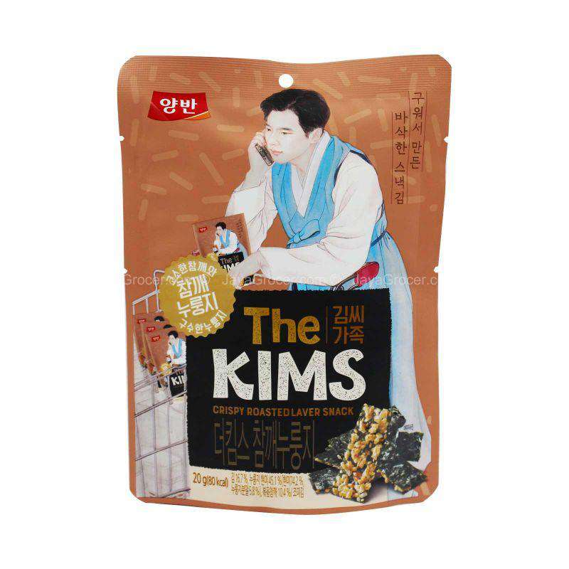 The Kims Crispy Sesame Roasted Laver Snack 20g