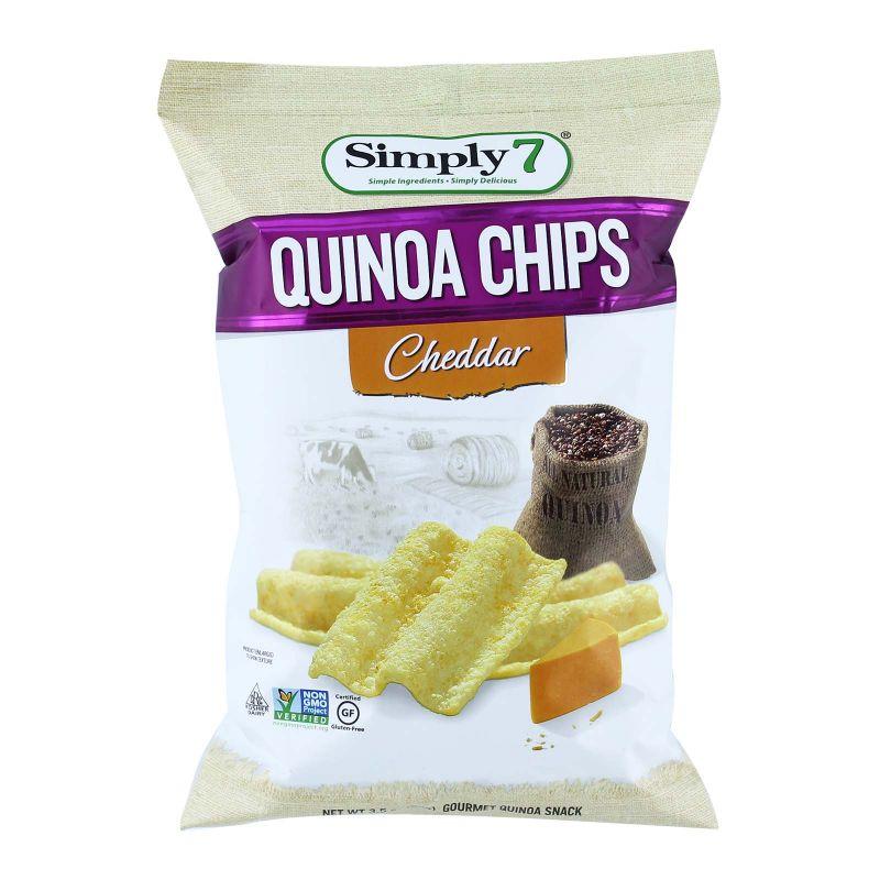 Simply7 Quinoa Chips Cheddar 99g