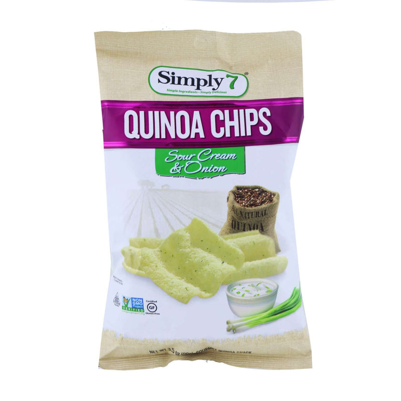 Simply7 Sour Cream & Onion Quinoa Chips 99g