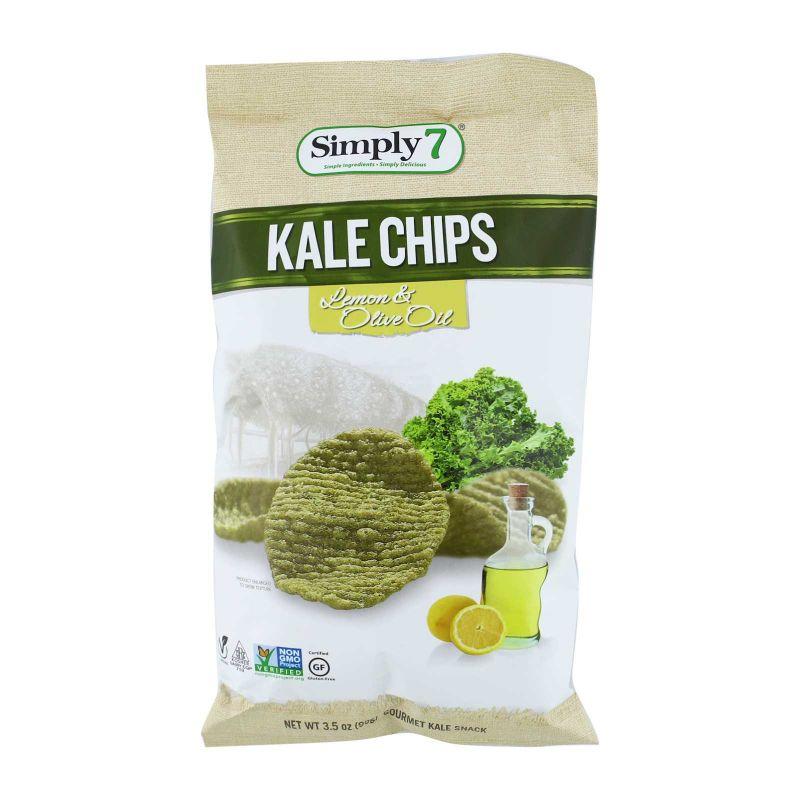 Simply7 Kale Chips Lemon & Olive Oil 99g