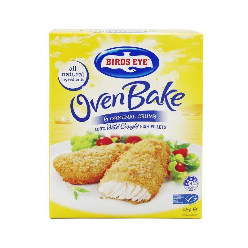 Birds Eye Oven Bake Original Crumb Frozen Fish Fillet 425g