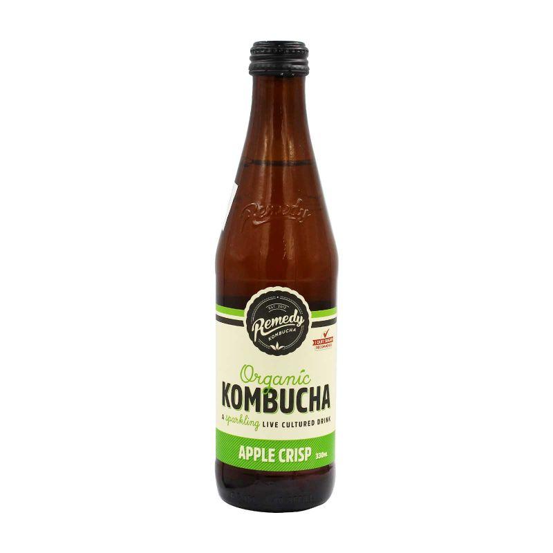 Remedy Organic Kombucha Apple Crisp Sparkling Drink 330ml