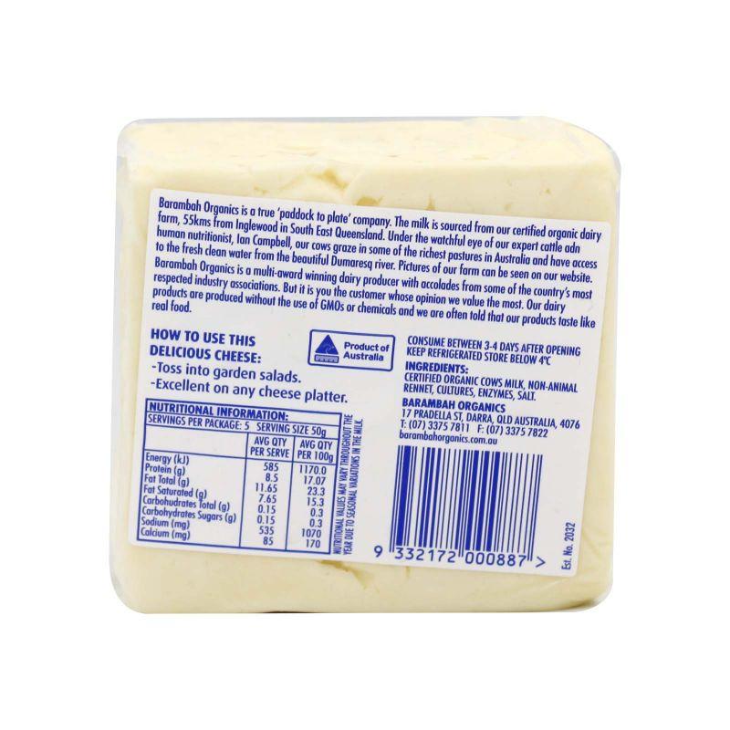 Barambah Organics Feta Cheese 250g