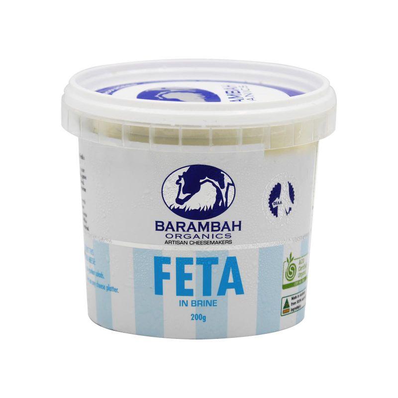 Barambah Organics Feta In Brine 200g