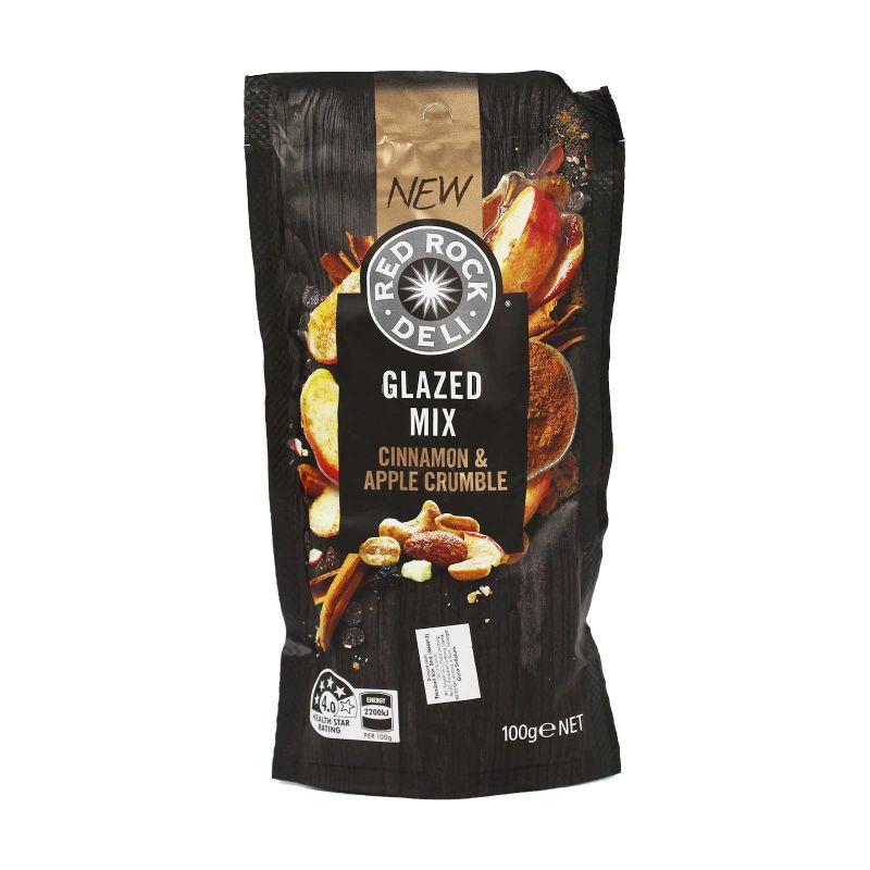 Red Rock Deli Glazed Mix Cinnamon & Apple Crumble 100g