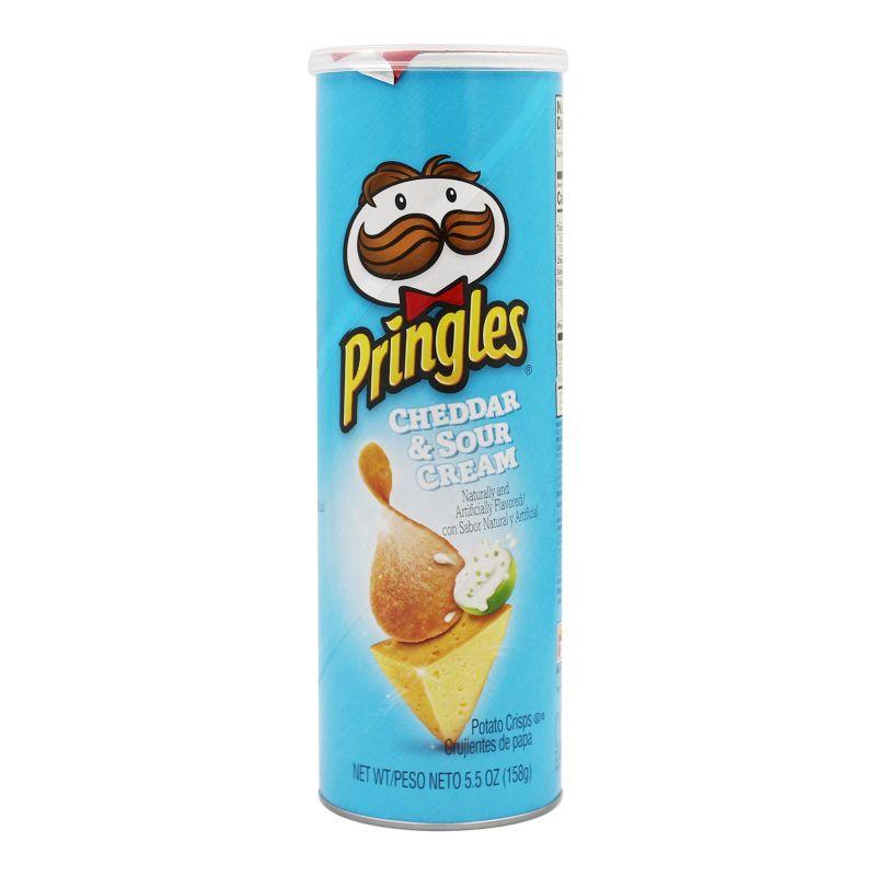 Pringles Cheddar and Sour Cream Potato Crisps (USA) 158g