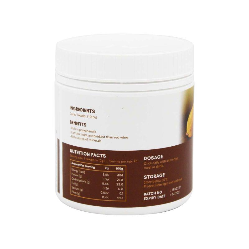 Real Organic Cacao Powder 180g