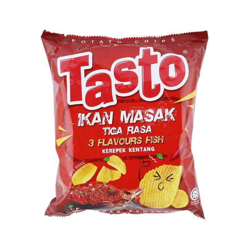 Tasto 3 Flavours Fish Potato Chips 55g