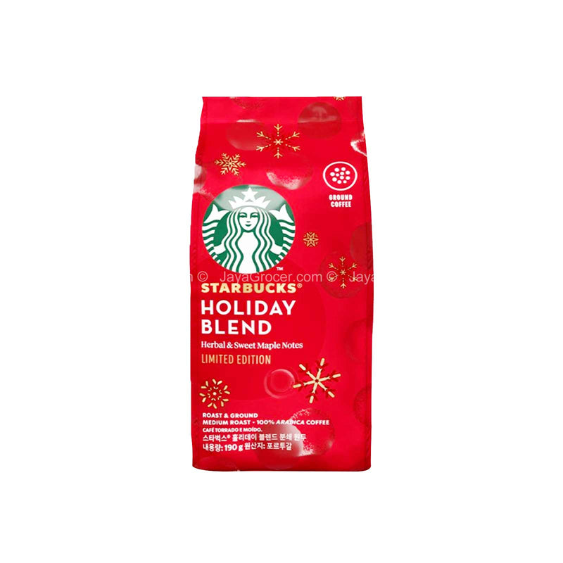 Starbuck Holiday Blend Herbal & Sweet Maple Notes 190g