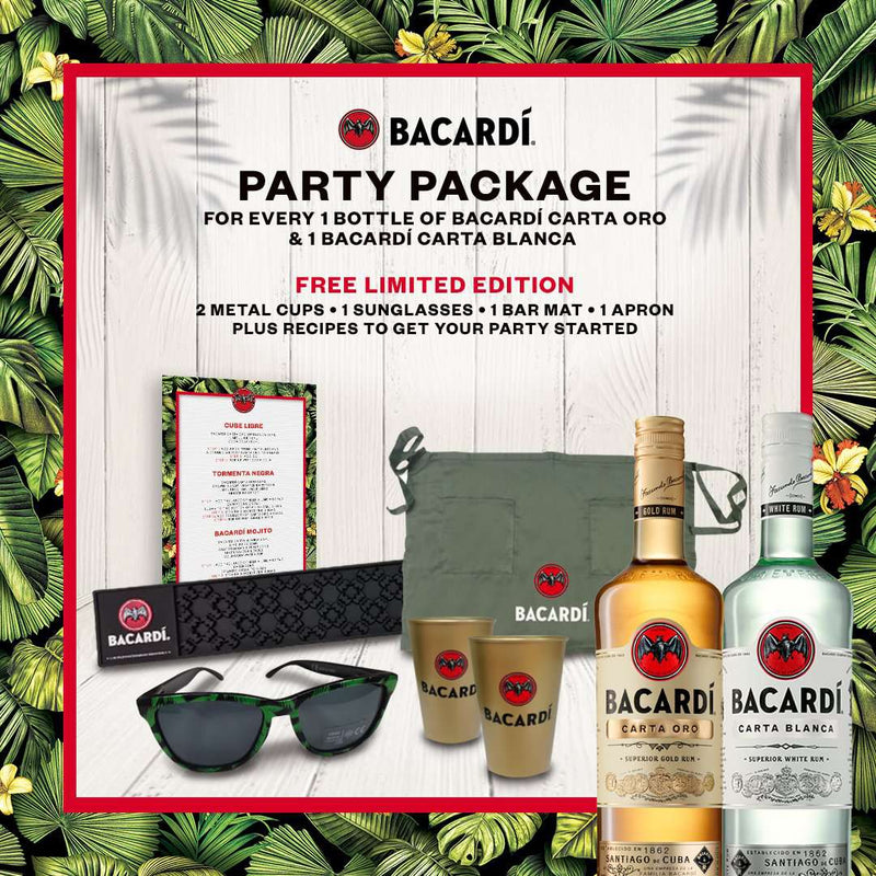 Bacardi Party Pack 1 set